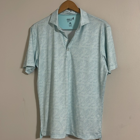 Camicia Johnnie-O Prep-Formance McCoy A Quadri Grigio Chiaro - Manica Lunga - Taglia M - Nuova Con Etichette - Foto 3